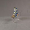 Side view of 65 Square Inch Elite Series LaserCut™ Acrylic Award with custom shape of TEAMWORK Excellence logo.