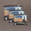 Set of three Curved Process Plaques with full-color offshore drilling artwork and company branding for ADNOC and Weatherford