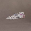 Small Lucite® Indy car award in clear acrylic with custom etching, perfect for racing-themed corporate or team recognition.